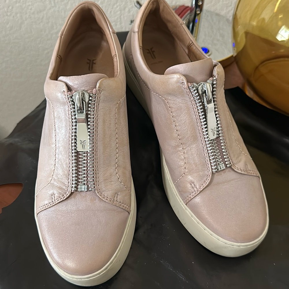 Frye Lena Zip Low Sneakers